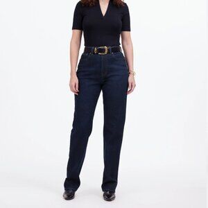 Madewell The Curvy '90s Straight Jean in Norman Wash Size: 28